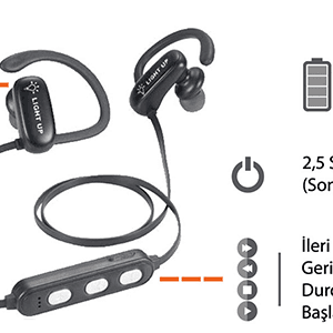 Işıklı Kablosuz Kulaklık ED955-Stoklu