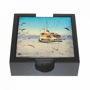 Gravürlü Bardak Altı