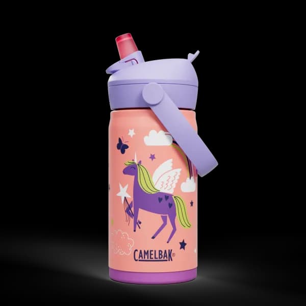 Thrive™ Flip Pipetli Çocuk Şişesi 355 ml, Yalıtımlı Paslanmaz Çelik