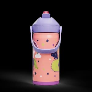 Thrive™ Flip Pipetli Çocuk Şişesi 355 ml, Yalıtımlı Paslanmaz Çelik