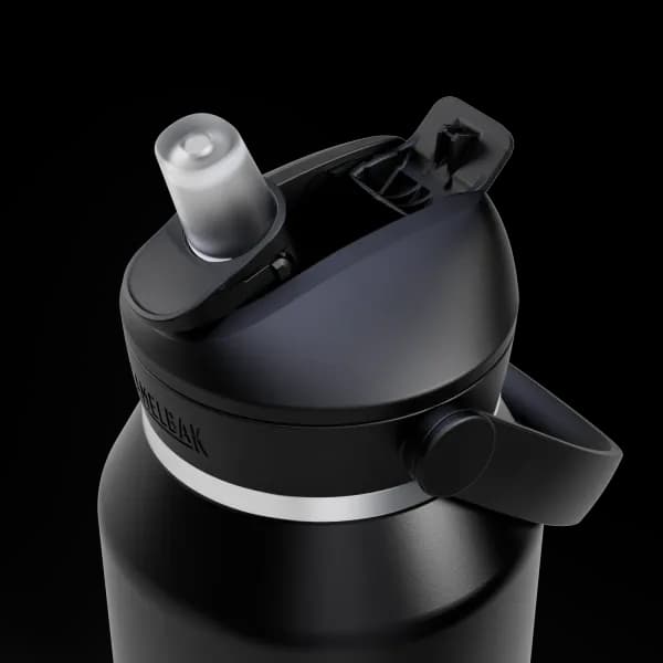 Thrive™ Flip Pipetli 40 oz Şişe, Yalıtımlı Paslanmaz Çelik — detay