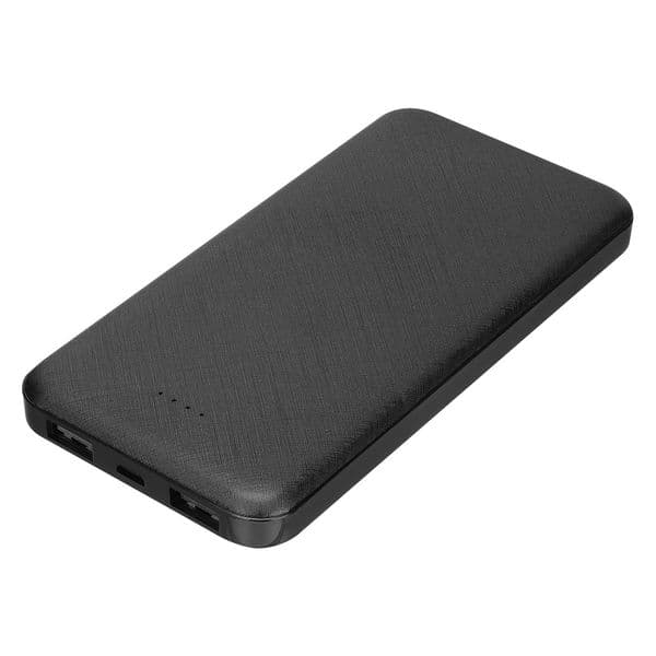 ED260  Asonic AS-P10 10000mAh Micro+Type-C+USB Siyah Taşınabilir Pil Şarj Cihazı Powerbank — detay