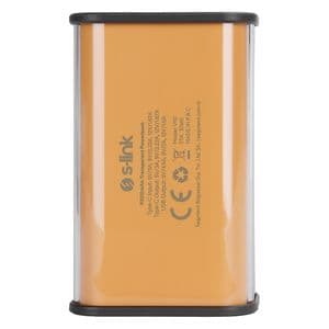 ED274  S-link V92 9200mAh PD22.5W + QC3.0 USB+Type-C Gri/Sarı LCD Şeffaf Taşınabilir Pil Şarj Cihazı Powerbank