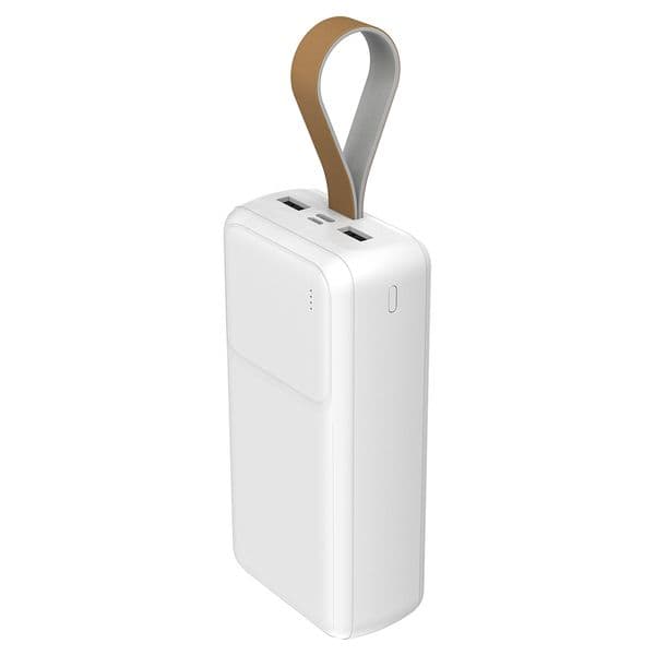 ED276  S-link G310 30000mAh 2*USB+Type-C+Micro Beyaz Taşınabilir Pil Şarj Cihazı Powerbank — detay
