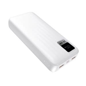ED269  S-link G230 20000mAh Micro+Type-C+USB PD20W+QC3.0 18W Beyaz LCD Taşınabilir Pil Şarj Cihazı Powerbank