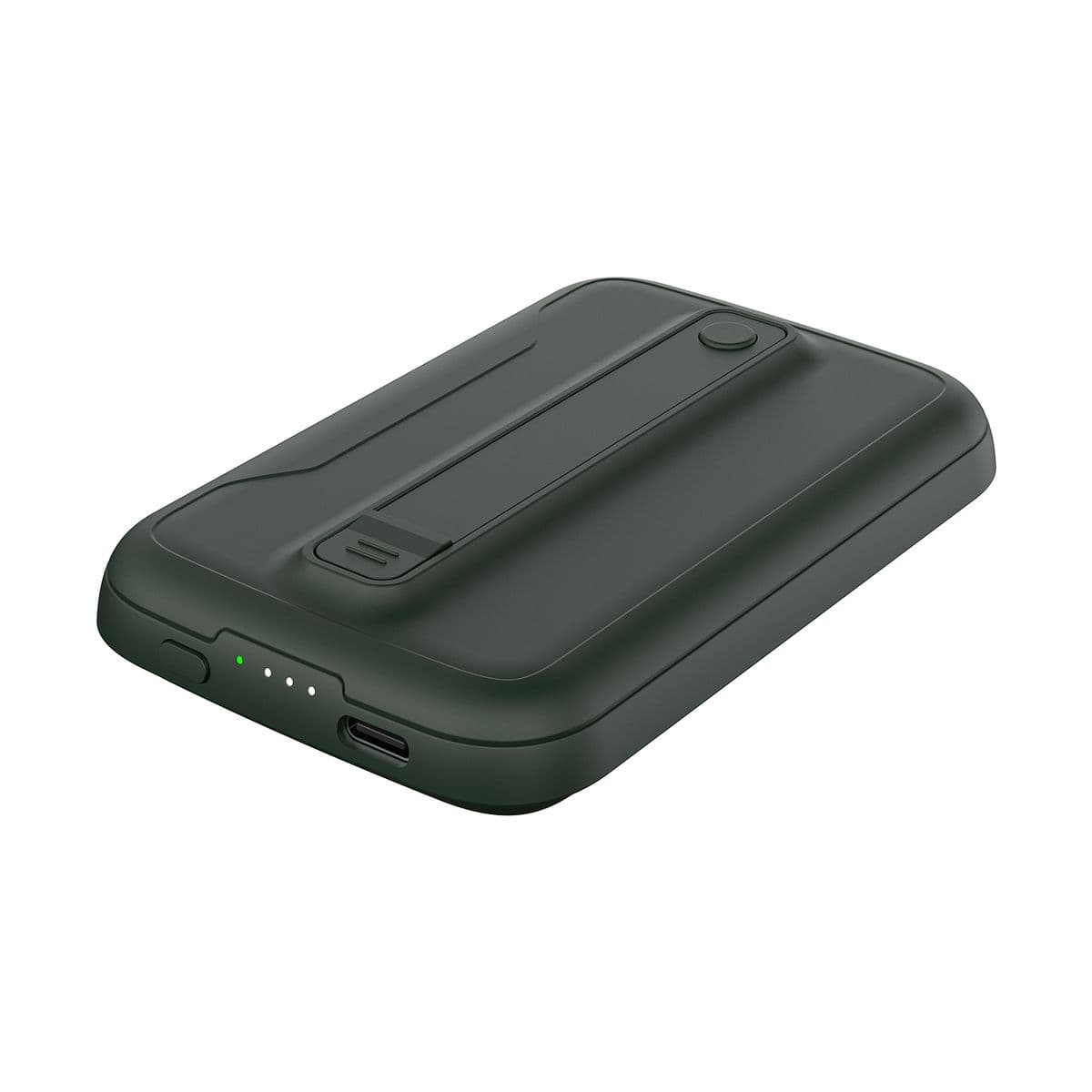 ED273  S-link M15 5000mAh PD20W Magsafe 15W Kablosuz Type-C Yeşil Taşınabilir Pil Şarj Cihazı Powerbank