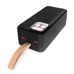 ED264 Hytech H410 40000mAh HSC22.5W PD20W+QC3.0 18W Siyah LCD Taşınabilir Pil Şarj Cihazı Powerbank