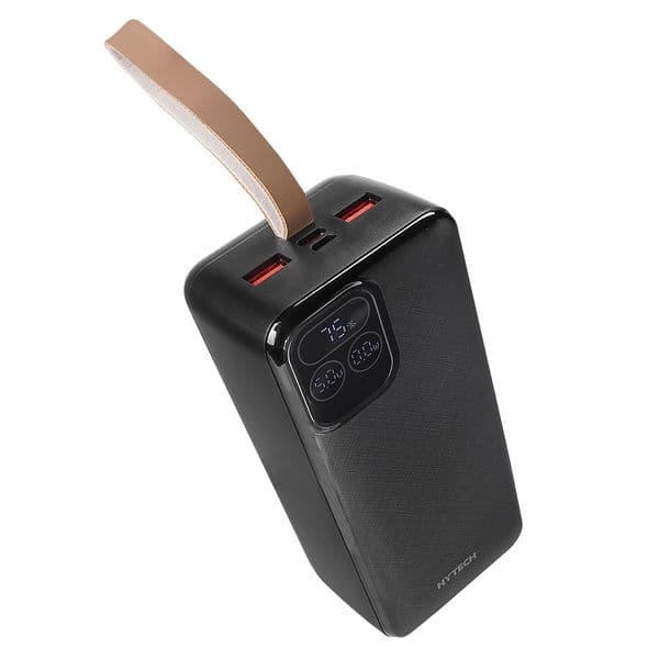 ED264 Hytech H410 40000mAh HSC22.5W PD20W+QC3.0 18W Siyah LCD Taşınabilir Pil Şarj Cihazı Powerbank — detay