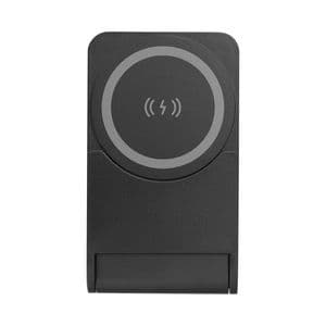 ED268 S-link P115 5000mAh PRM PD20W Magsafe 15W Kablosuz Standlı Siyah Taşınabilir Pil Şarj Cihazı Powerbank