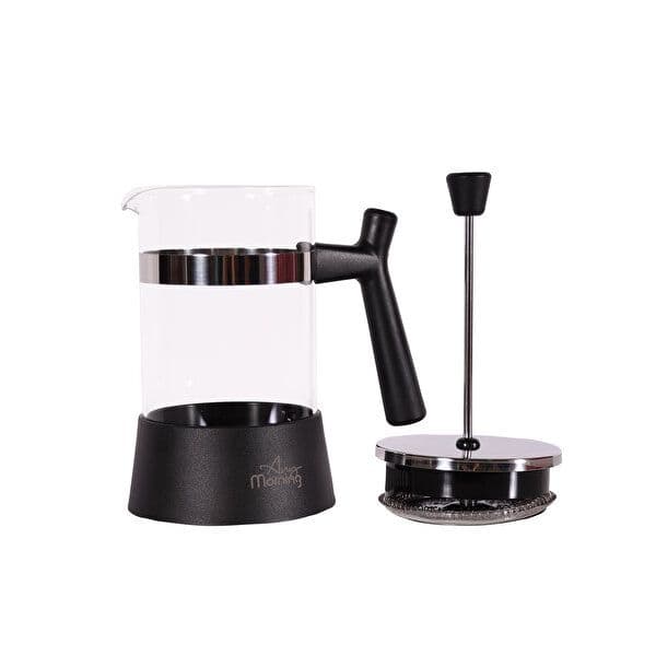  ED02  French Press 600ml Black 