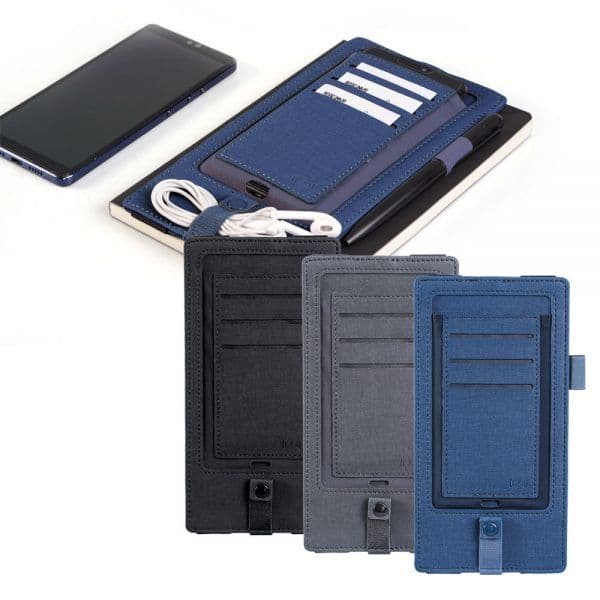 ED222 Wireless Şarj Özellikli Defter Kılıfı 