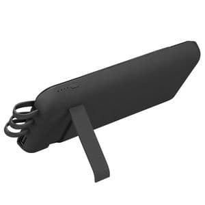 ED275 S-link IP-G14L 10000mAh Gizli Ledli Vantuz+Stand Siyah Dahili Kablolu Taşınabilir Pil Şarj Cihazı Powerbank