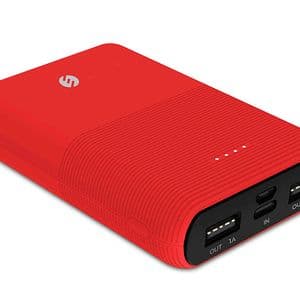 ED286  S-link IP-S110 10000mAh 2*Usb Port+Micro+Type C Powerbank Kırmızı Taşınabilir Pil Şarj Cihazı — detay