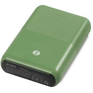 S-link IP-S110 10000mAh 2*Usb Port+Micro+Type C Powerbank Yeşil Taşınabilir Pil Şarj Cihazı
