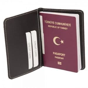 Suni Deri Pasaport Kabı ED702