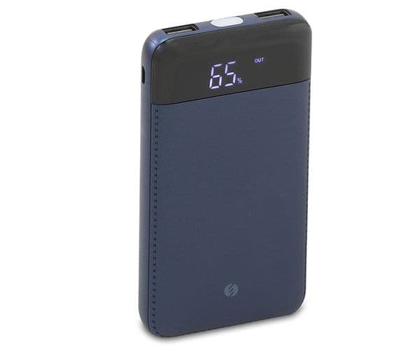 ED284  S-Link Swapp SWP-58 10000mAh Powerbank Led Göstergeli Mavi Taşınabilir Pil Şarj Cihazı