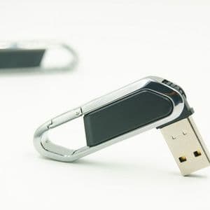 Siyah Bukle USB Flash Bellek ED026