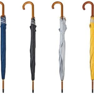 Ahşap Saplı, Fiber Karbon Şemsiye (STOKLU) ED16