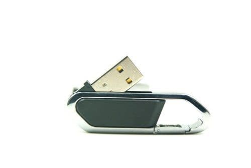 Siyah Bukle USB Flash Bellek ED026