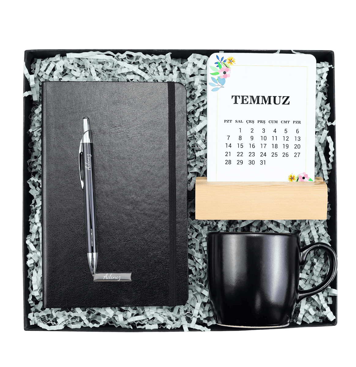 Defter & Kalem & Takvim & Kupa Hediye Seti