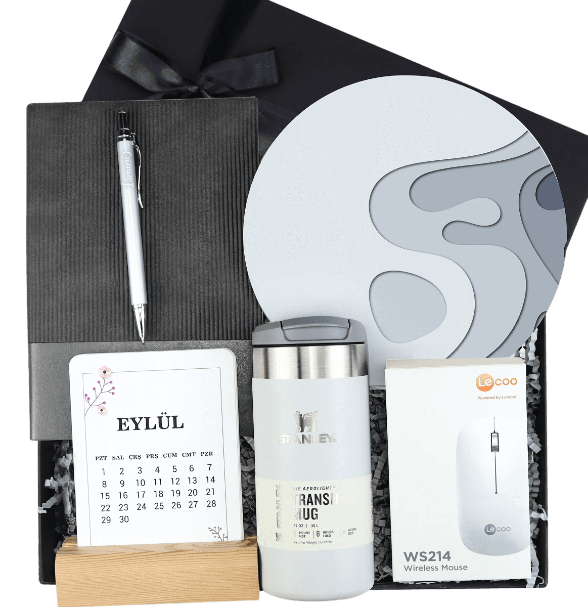 Defter & Takvim & Stanley Termos & Mouse & Kalem Premium Hediye Seti