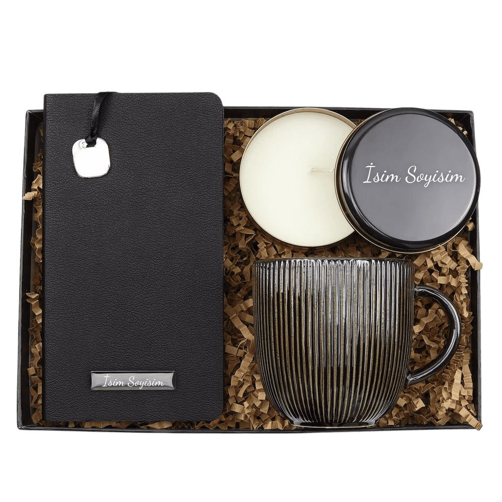 Çizgili Kupa Hediye Seti