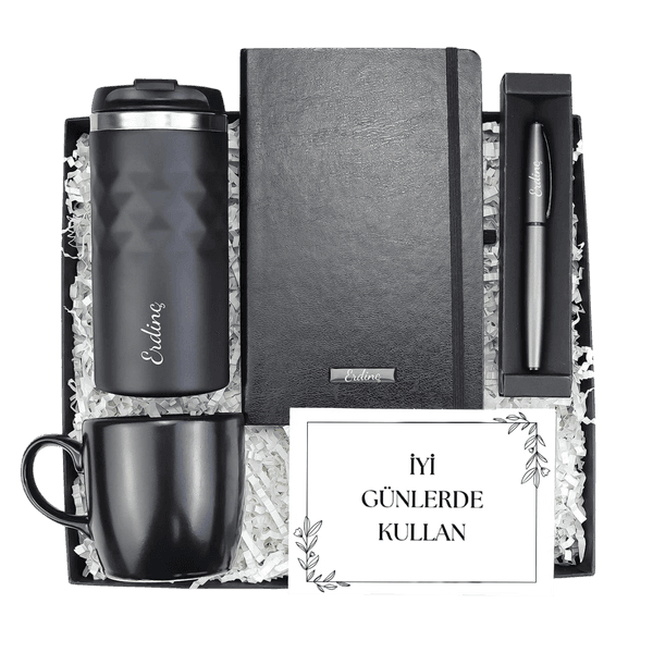 Termos & Defter & Kalem & Kupa Hediye Seti
