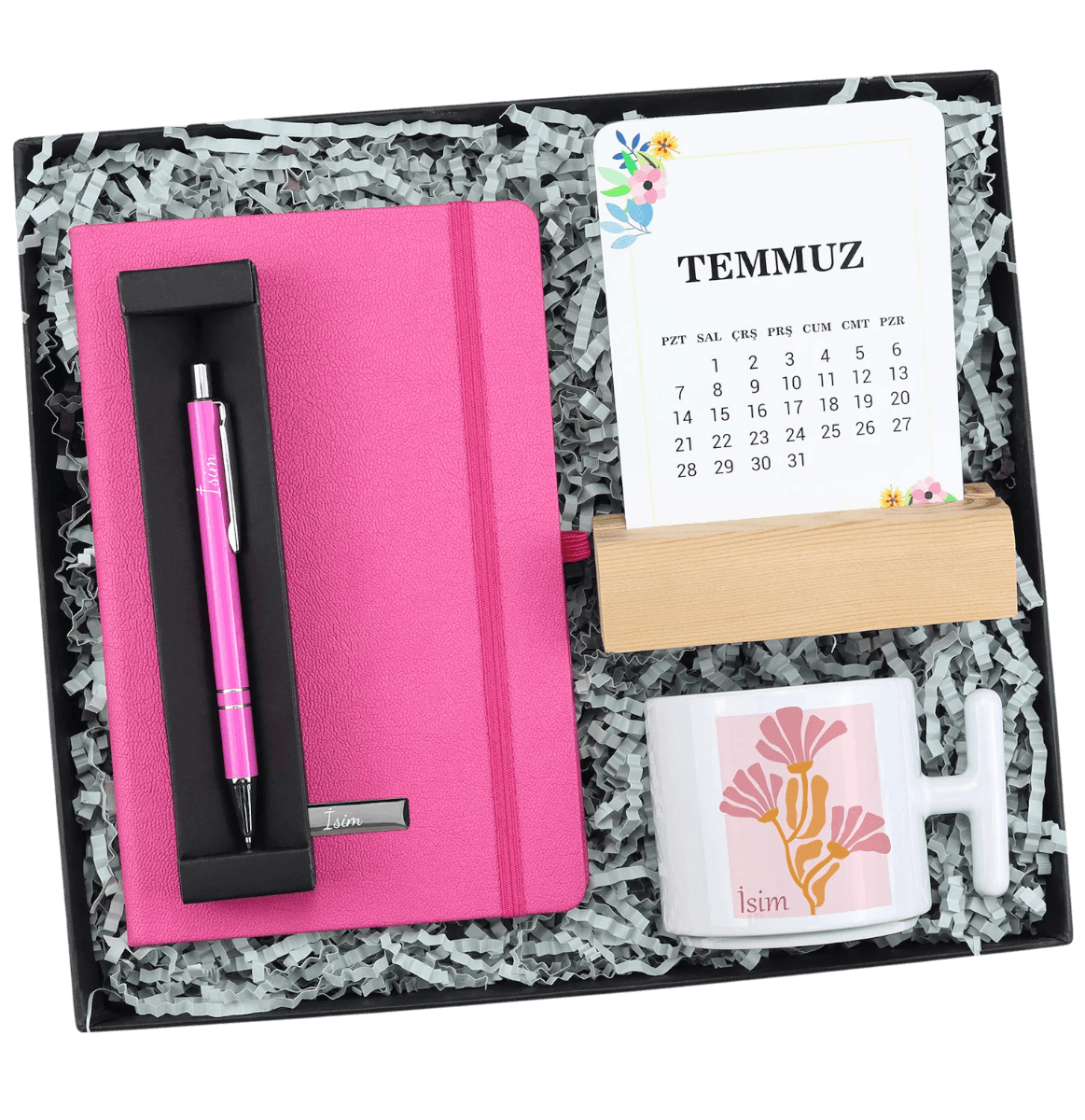 Defter & Kalem & T Kupa & Takvim Hediye Seti