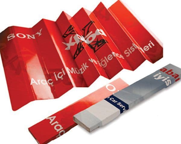 Oto Karton Güneşlik 2 Renk Baskı ED876